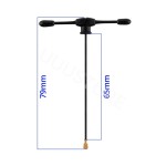 Radio master RP4TD-M Mini True Diversity Ultraleichte Drohnen kamera RC Modell Doppel antennen ExpressLRS ELRS Kunststoff